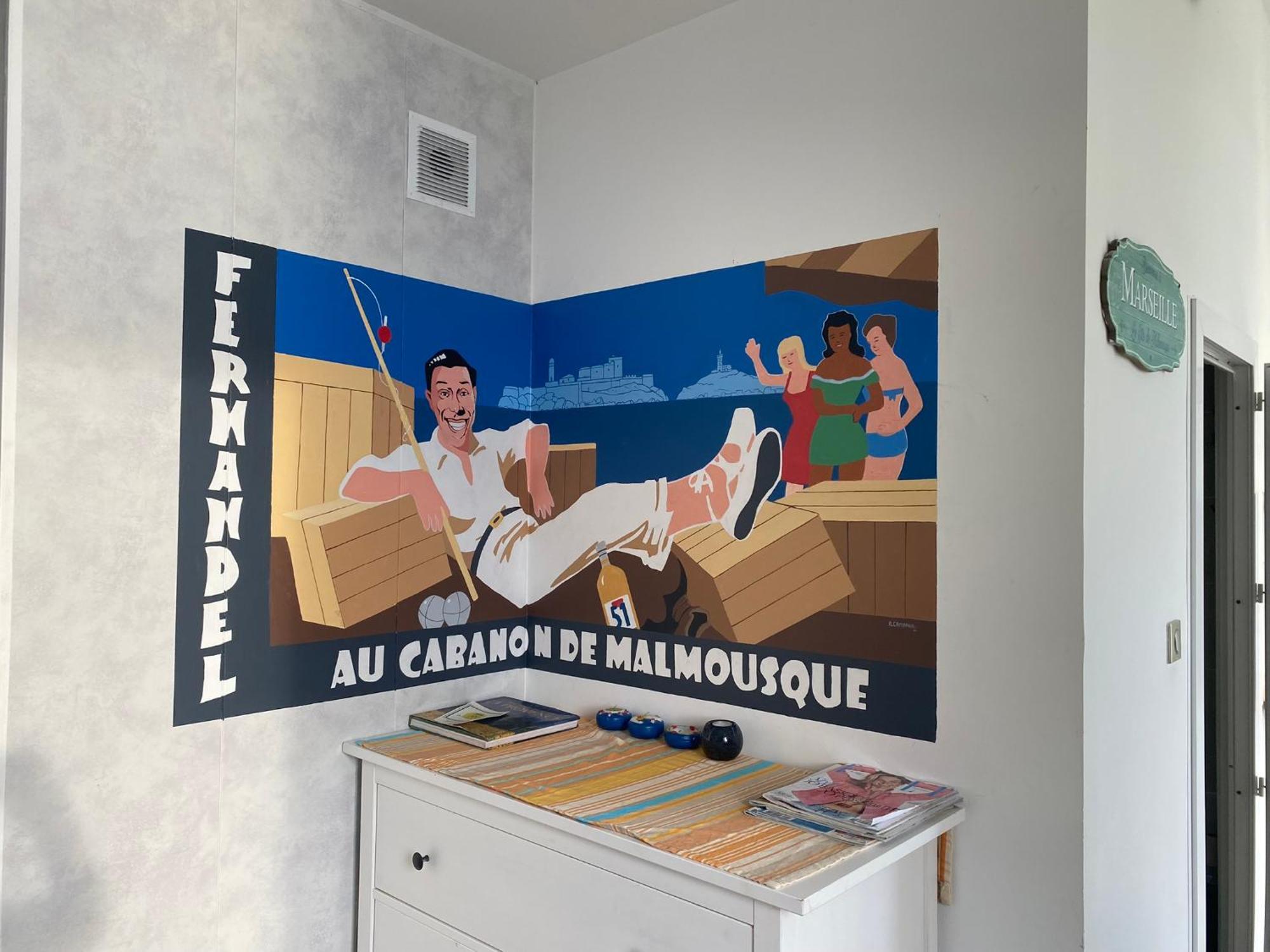 マルセイユ Cabanon De Malmousqueヴィラ エクステリア 写真